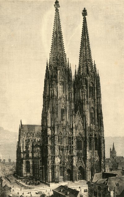 Katedra w Kolonii, 1890. autorstwa Unbekannt