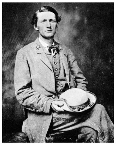 Pułkownik John Singleton Mosby, żołnierz Konfederacji Amerykańskiej, lata 1860 1955 autorstwa Unbekannt