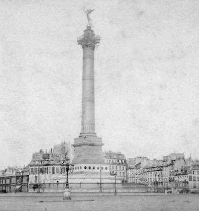Kolumna Lipcowa, Place de la Bastille, Paryż, Francja, koniec XIX lub początek XX wieku autorstwa Unbekannt