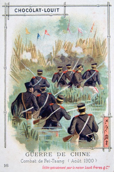 Walka w Pei-Tsang, Chiny, Rebelia Bokserów, sierpień 1900 autorstwa Unbekannt