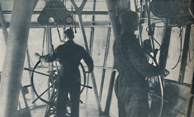Komfort dla pasażerów i kabina cudownego centralnego sterowania, c1935 autorstwa Unbekannt