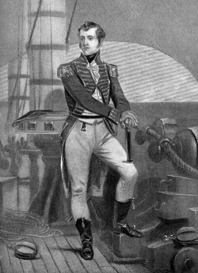 Komandor Stephen Decatur 1779-1820, amerykański oficer marynarki, XIX w. 1908 autorstwa Unbekannt