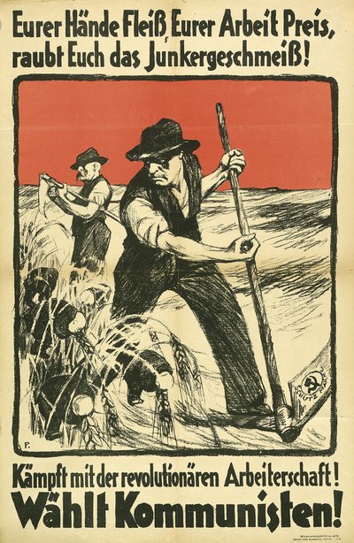 Komunistyczny plakat wyborczy KPD, ok. 1931 autorstwa Unbekannt