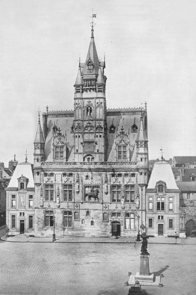 Compiegne: Ratusz, 1914 autorstwa Unbekannt