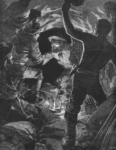 Ukończenie tunelu Świętego Gotarda pod Alpami, 1880 autorstwa Unbekannt