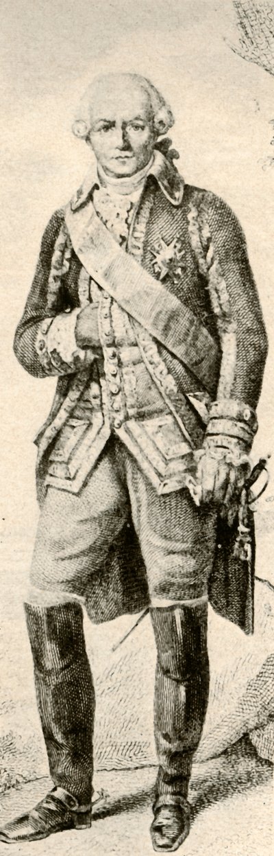 Comte de Rochambeau, pokazowy strój francuskiego oficera, 1791, 1937. autorstwa Unbekannt
