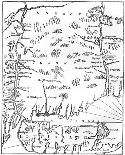Connecticut, ok. XVII w. ok. 1880 r. autorstwa Unbekannt