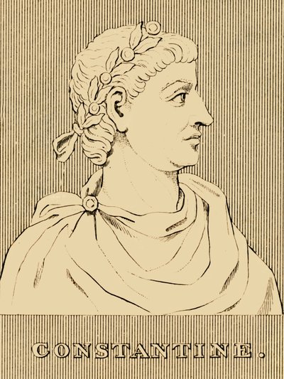 Konstantyn, 272 - 337 AD, 1830. autorstwa Unbekannt