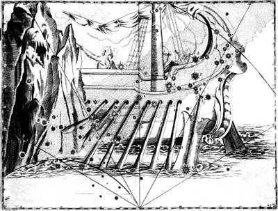 Gwiazdozbiór Argo Navis, 1723 autorstwa Unbekannt
