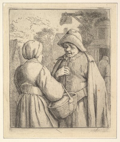 Rozmowa na ulicy 1610-85. autorstwa Unbekannt