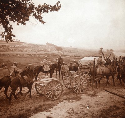 Konwój, Genicourt, północna Francja, 1916 autorstwa Unbekannt