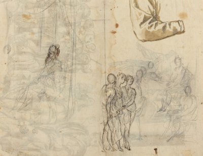 Kopia Po historycznym obrazie z kręgu Paolo Veronese [recto], XVI wiek. autorstwa Unbekannt