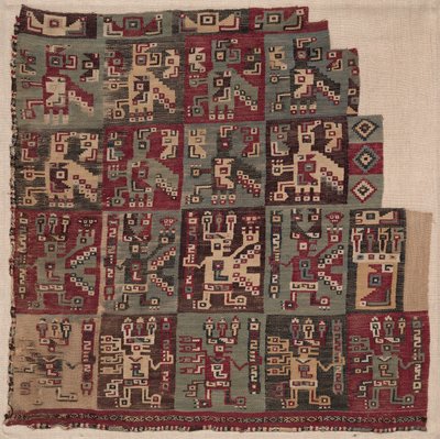 Fragment narożny, prawdopodobnie z tuniki, 700-1100 r. n.e. autorstwa Unbekannt