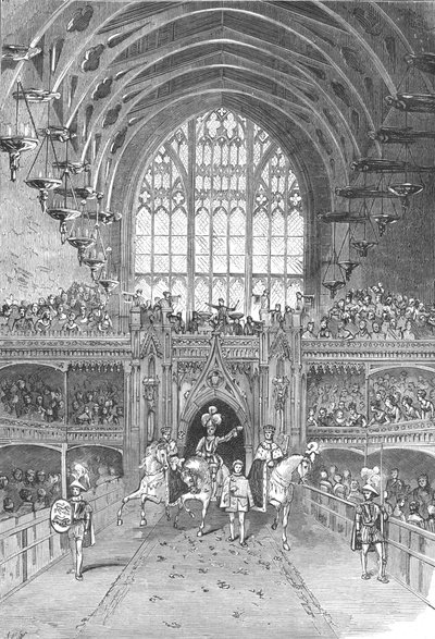 Koronacja Jerzego IV w Westminster Hall, 1897. autorstwa Unbekannt