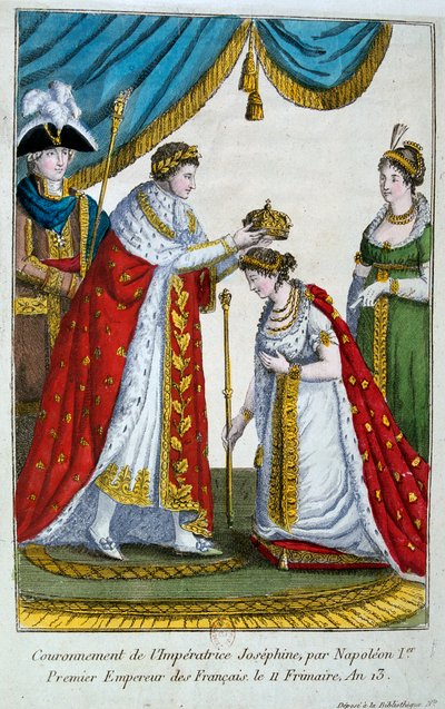 Koronacja cesarzowej Józefiny, 2 grudnia 1804 r., XIX w. autorstwa Unbekannt