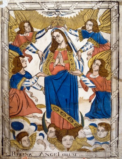 Koronacja Marii Panny, XIX w. autorstwa Unbekannt