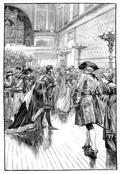 Bal Kostiumowy w Pałacu Buckingham, ok. 1840, 1900 autorstwa Unbekannt