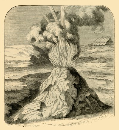 Cotopaxi w Erupcji w 1743, 1881. autorstwa Unbekannt