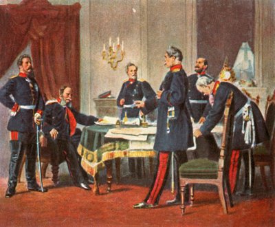 Rada wojenna w Wersalu, 1870, 1936. autorstwa Unbekannt