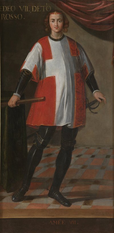 Hrabia Amadeusz VII Sabaudii 1360-1391 autorstwa Unbekannt