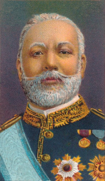 Hrabia Hayashi Tadasu, 1850-1913, zawodowy dyplomata i minister gabinetu w okresie Meiji Japonia, 1906 autorstwa Unbekannt