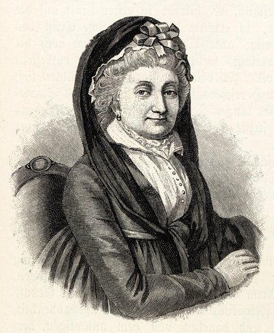 Hrabina Sophie Marie von Voss 1729-1814. autorstwa Unbekannt