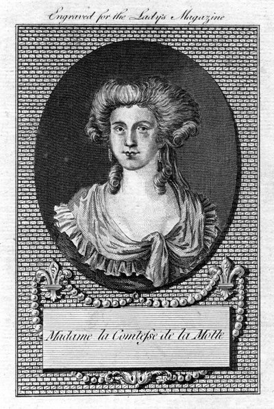 Hrabina de la Motte, koniec XVIII wieku autorstwa Unbekannt