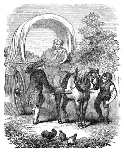Wagon do przewozu wsi z maską, c1882 autorstwa Unbekannt