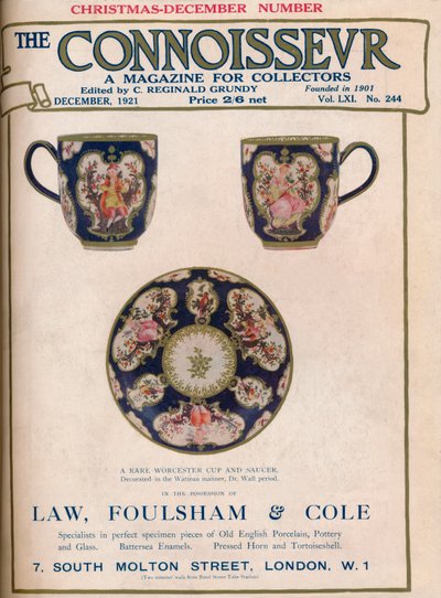 Okładka The Connoisseur, grudzień 1921 autorstwa Unbekannt