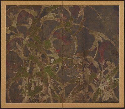 Coxcombs, kukurydza i chwały, okres Momoyama, 1568-1615. autorstwa Unbekannt