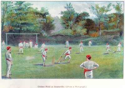 Pole do krykieta w Bournville, 1892 autorstwa Unbekannt