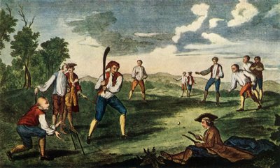 „Cricket as Played in the Artillery Ground, Londyn, 1785”, 1947. autorstwa Unbekannt