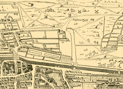 Cripplegate i sąsiedztwo, ok. 1872 r. autorstwa Unbekannt