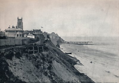 Cromer – Pokazuje kościół na klifach, 1895 autorstwa Unbekannt