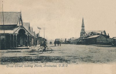 Cross Street, patrząc na północ, Kroonstad, ORC, c1905. autorstwa Unbekannt