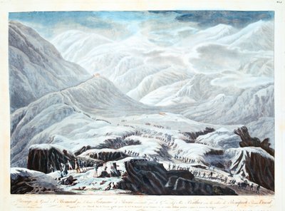Przejście przez Przełęcz Świętego Bernarda, 1800 autorstwa Unbekannt
