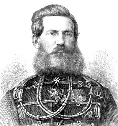 Książę koronny Fryderyk Wilhelm, 1870. autorstwa Unbekannt