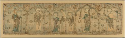 Ukrzyżowanie otoczone przez świętych, Brytyjczyków, ca. 1270 prawdopodobnie przed 1272. autorstwa Unbekannt