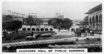 Sala audiencyjna Cucharee, Agra, Indie, ok. 1925 r. autorstwa Unbekannt