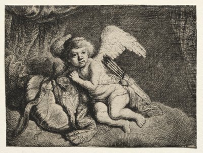 Odpoczynek Kupidyna, 1600s. autorstwa Unbekannt