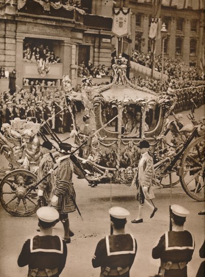 Cynosure of All Eyes in the Processions: The State Coach, 1937 autorstwa Unbekannt