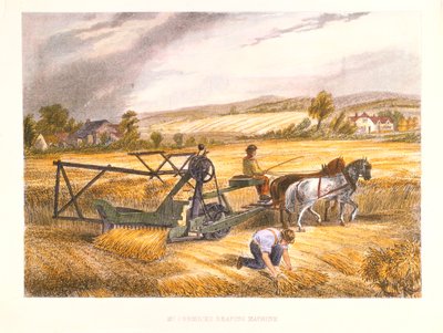 Żniwiarka Cyrus McCormicks z 1831 opatentowana 1834, c1851. autorstwa Unbekannt