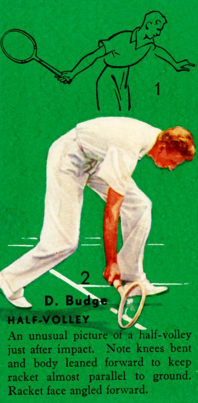 D. Budge - Half-Volley, c1935. autorstwa Unbekannt