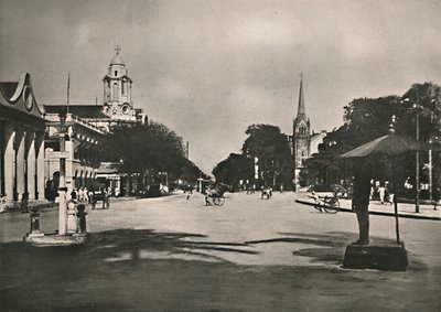 Ulica Dalhousie, Rangun, 1900. autorstwa Unbekannt