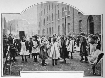 Taniec do organów ulicznych, Londyn, ok. 1901 1901 autorstwa Unbekannt