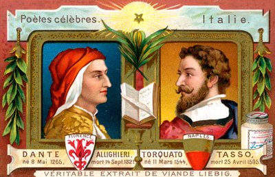 Dante Allighieri i Torquato Tasso, c1900 autorstwa Unbekannt