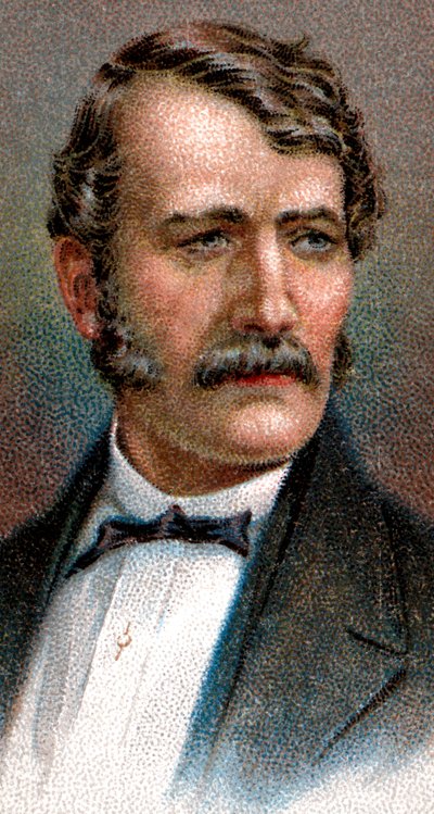 David Livingstone, XIX-wieczny szkocki misjonarz i afrykański odkrywca, c1915 autorstwa Unbekannt
