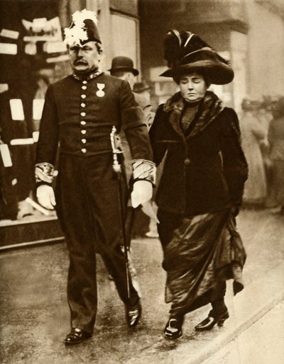 David Lloyd George i jego żona Margaret, 1910, 1935. autorstwa Unbekannt