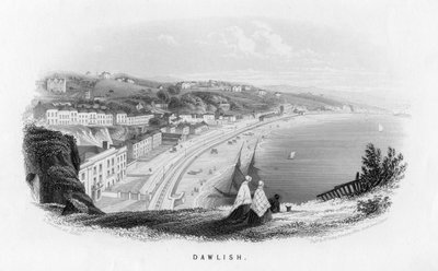 Dawlish, Devon, ok. 1860 r. autorstwa Unbekannt