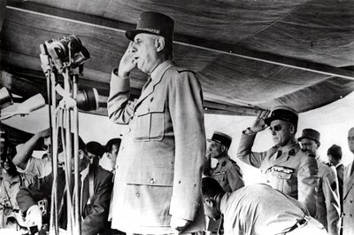 De Gaulle w Algierii, maj 1958 autorstwa Unbekannt